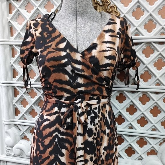Animal Print Dress - Picture 1 of 6